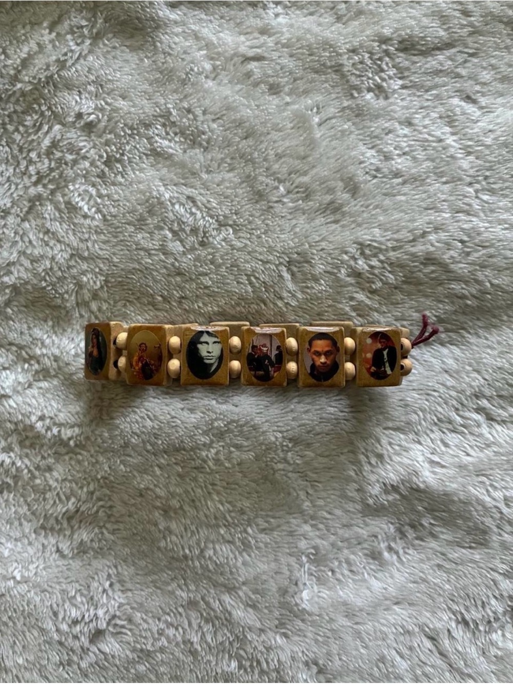 "Forever 27" 27 Club Member religious inspired rosary bracelet